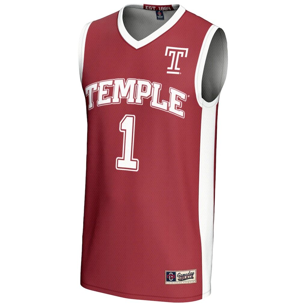 #1  Temple Owls GameDay Greats  Lightweight Basketball Jersey