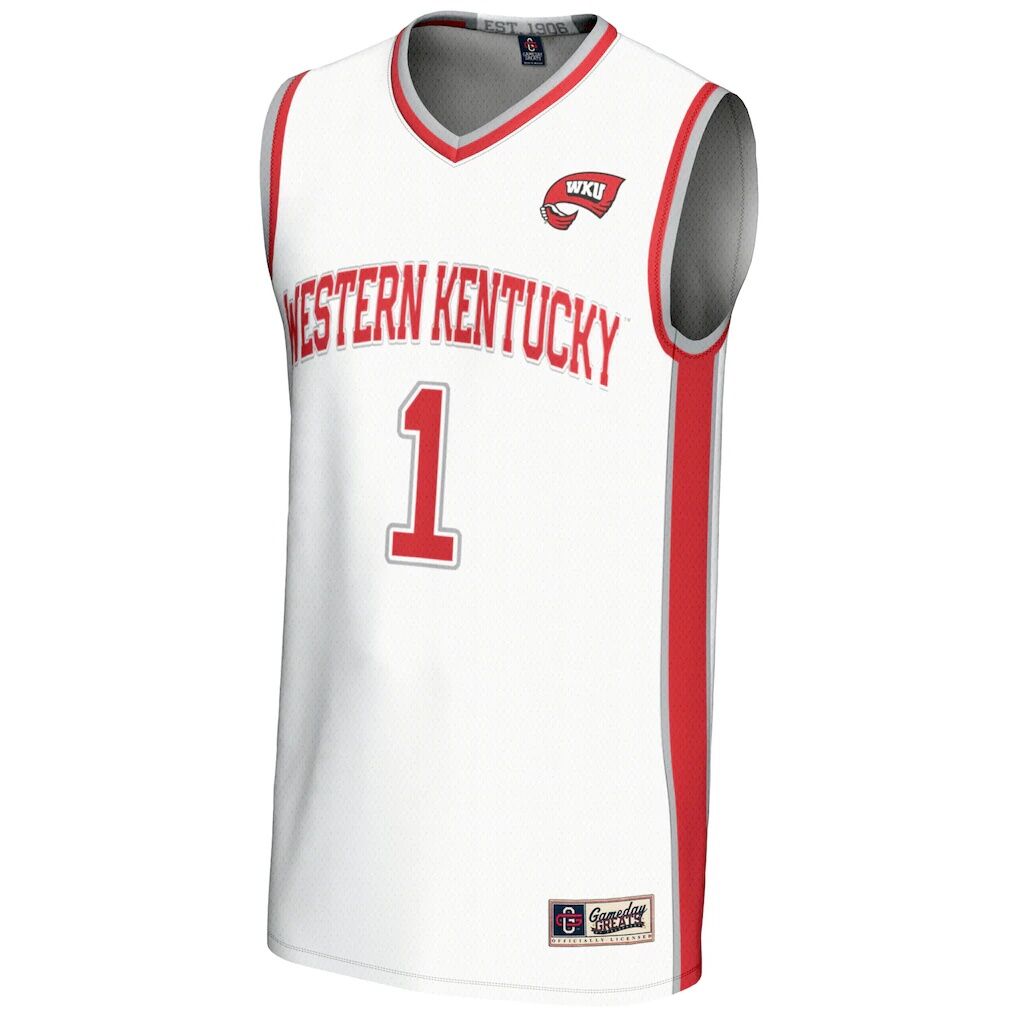 #1  Western Kentucky Hilltoppers GameDay Greats  Lightweight Basketball Jersey
