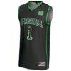 #1 Marshall Thundering Herd GameDay Greats Youth Lightweight Basketball Jersey - Black - Side View