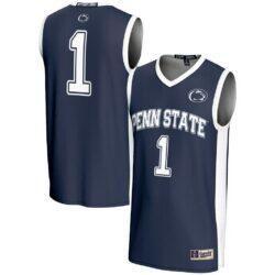 #1 Penn State Nittany Lions GameDay Greats Youth Lightweight Basketball Jersey - Navy - Front View