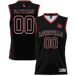 Louisville Cardinals GameDay Greats Youth NIL Pick-A-Player Lightweight Men's Basketball Jersey - Black - Front View