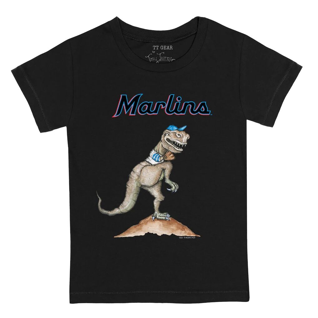 Miami Marlins Tiny Turnip Toddler TT Rex T-Shirt