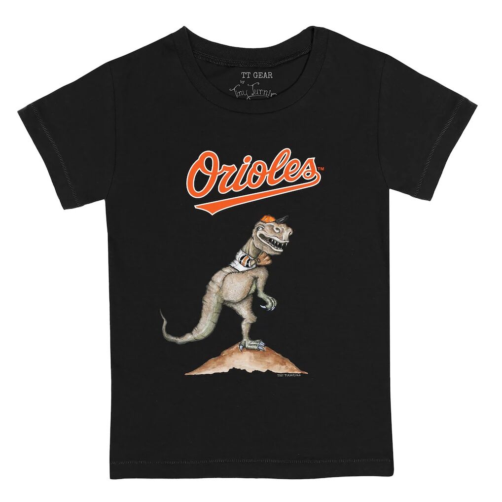 Baltimore Orioles Tiny Turnip Toddler TT Rex T-Shirt