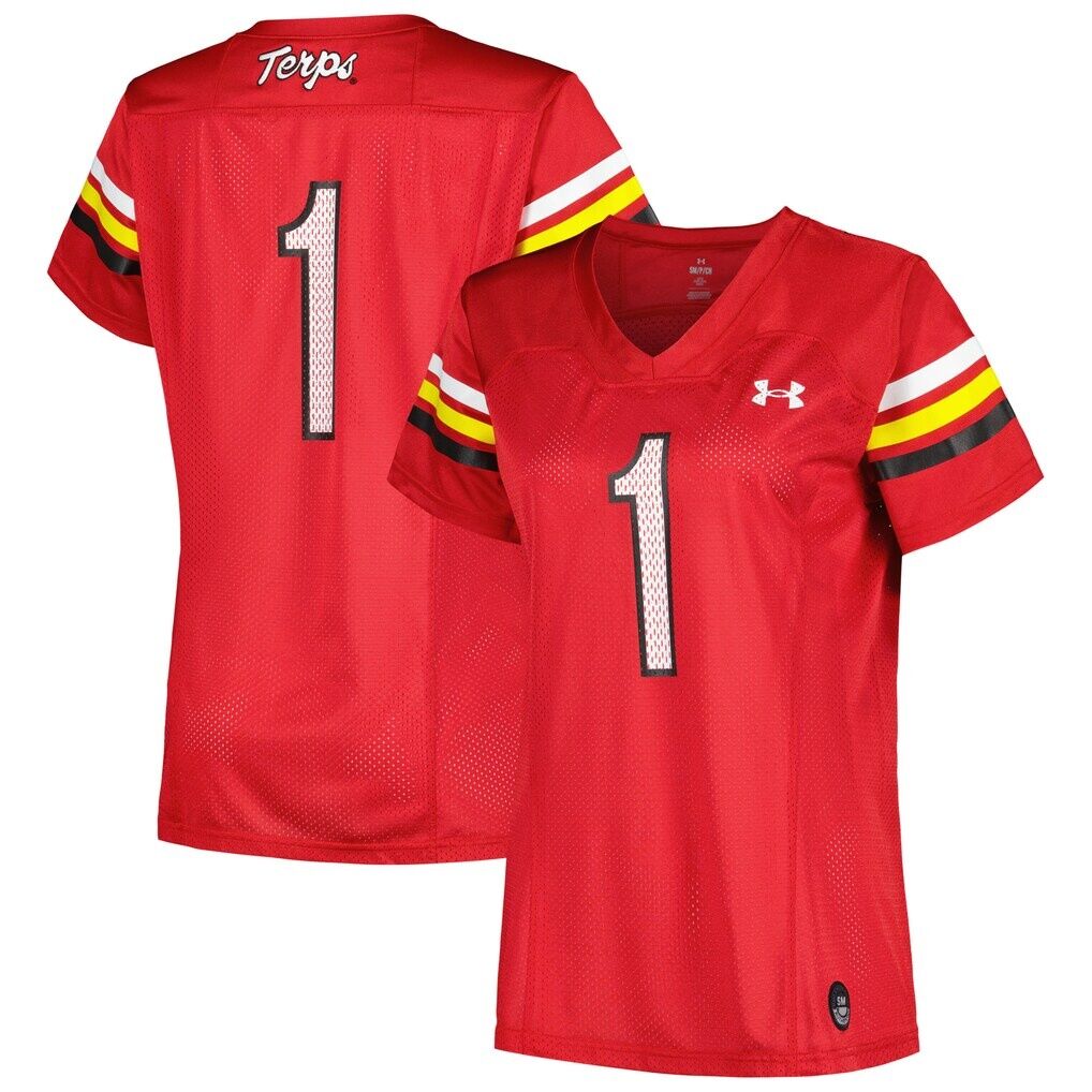 #1 Maryland Terrapins Under Armour Women's Replica Football Jersey