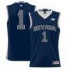 #1 Nevada Wolf Pack GameDay Greats Lightweight Basketball Jersey - Navy - Front View