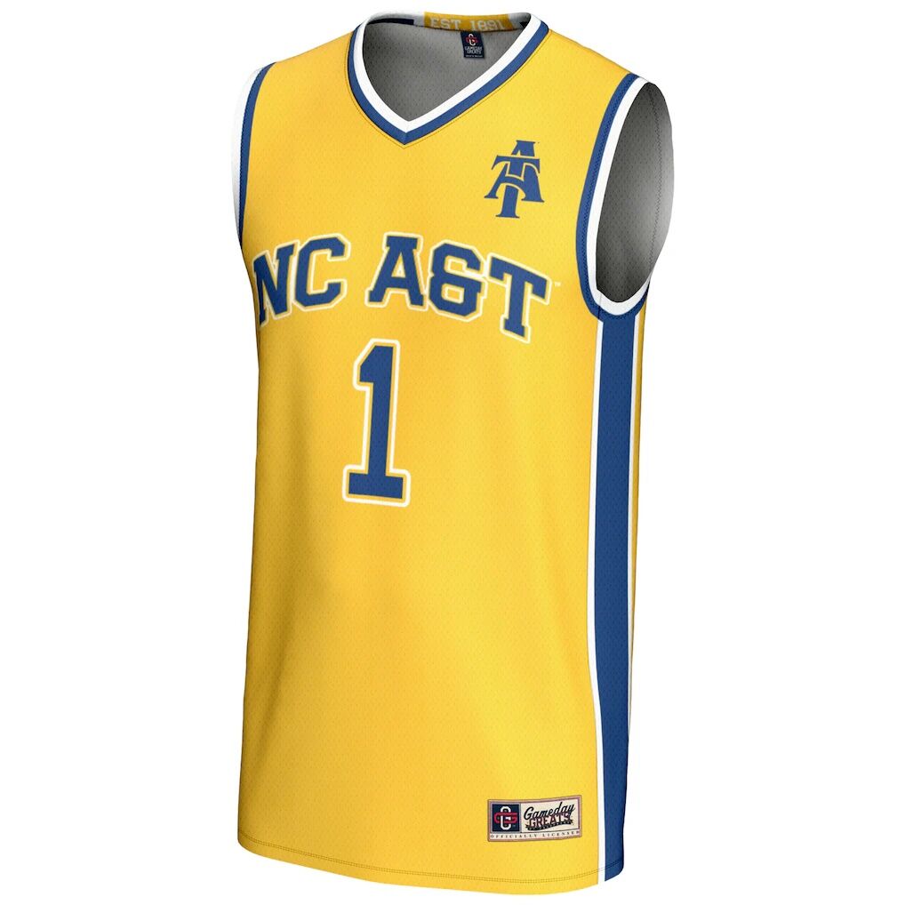 #1  North Carolina A&T Aggies GameDay Greats  Lightweight Basketball Jersey