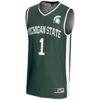 #1 Michigan State Spartans GameDay Greats Youth Lightweight Basketball Jersey - Green - Side View