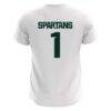 #1 Michigan State Spartans GameDay Greats Women's Lightweight Soccer Team Jersey - White - Detail View