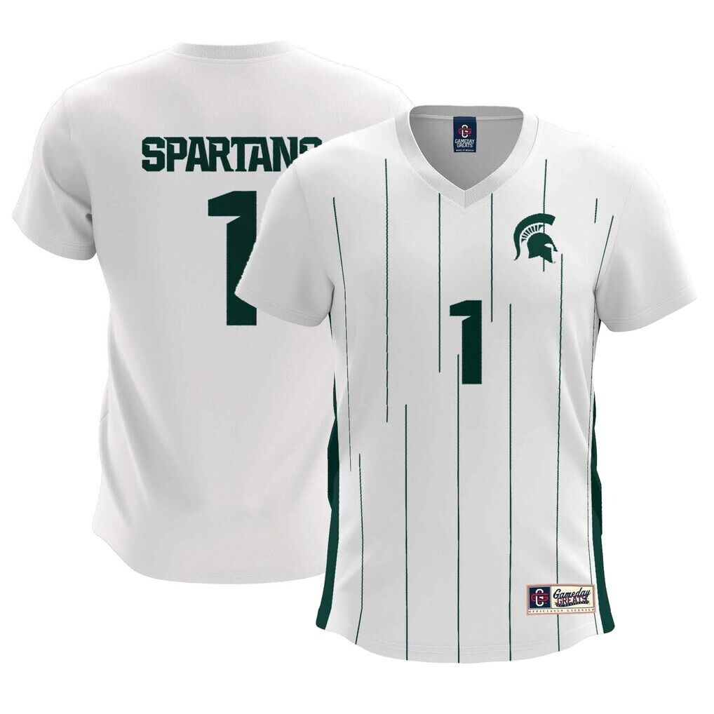 #1  Michigan State Spartans GameDay Greats Women's  Lightweight Soccer Team Jersey