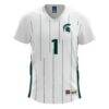 #1 Michigan State Spartans GameDay Greats Women's Lightweight Soccer Team Jersey - White - Side View