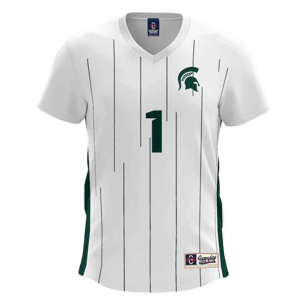 #1  Michigan State Spartans GameDay Greats Women's  Lightweight Soccer Team Jersey