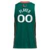 Miami Hurricanes adidas Unisex Pick-A-Player NIL Women's Basketball Jersey - Green - Detail View