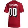Louisville Cardinals adidas Custom Football Jersey - Red - Detail View