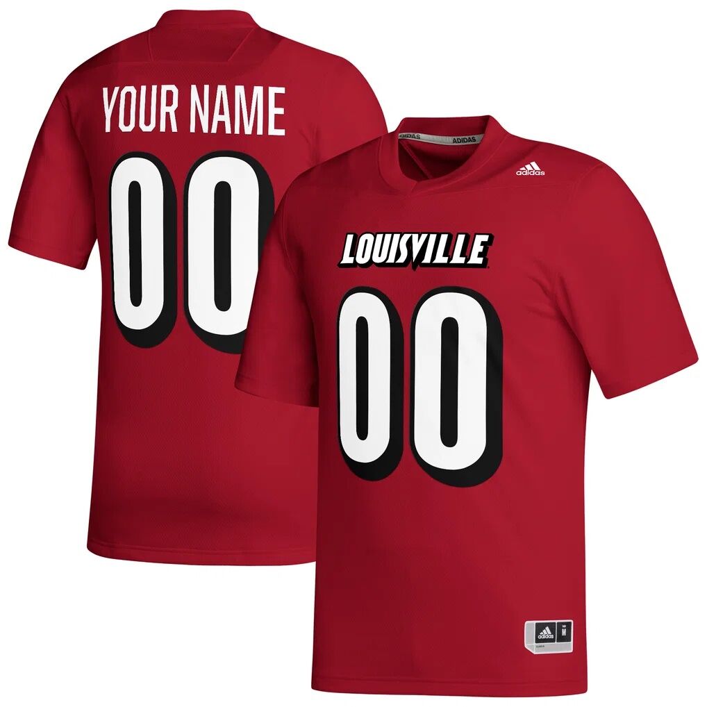 Louisville Cardinals adidas Custom Football Jersey