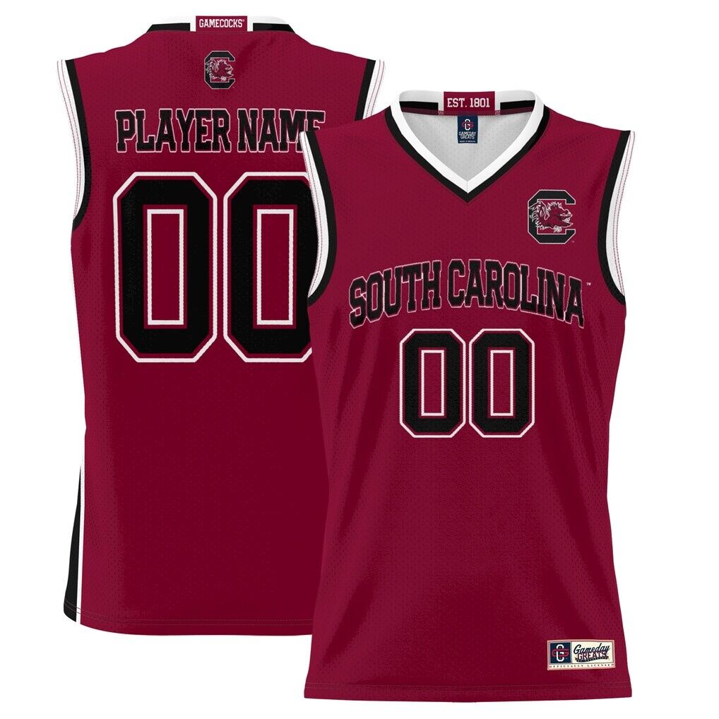 South Carolina Gamecocks GameDay Greats Unisex Lightweight NIL Pick-A-Player Basketball Jersey - Garnet