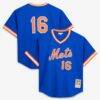 Dwight Gooden New York Mets Mitchell & Ness Authentic Batting Practice Jersey - - Front View