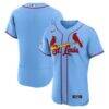 St. Louis Cardinals Nike Alternate Sponsor Patch Authentic Jersey - - Front View