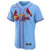 St. Louis Cardinals Nike Alternate Sponsor Patch Authentic Jersey - - Side View