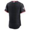 Cleveland Guardians Nike Alternate Sponsor Patch Authentic Jersey - Navy - Detail View