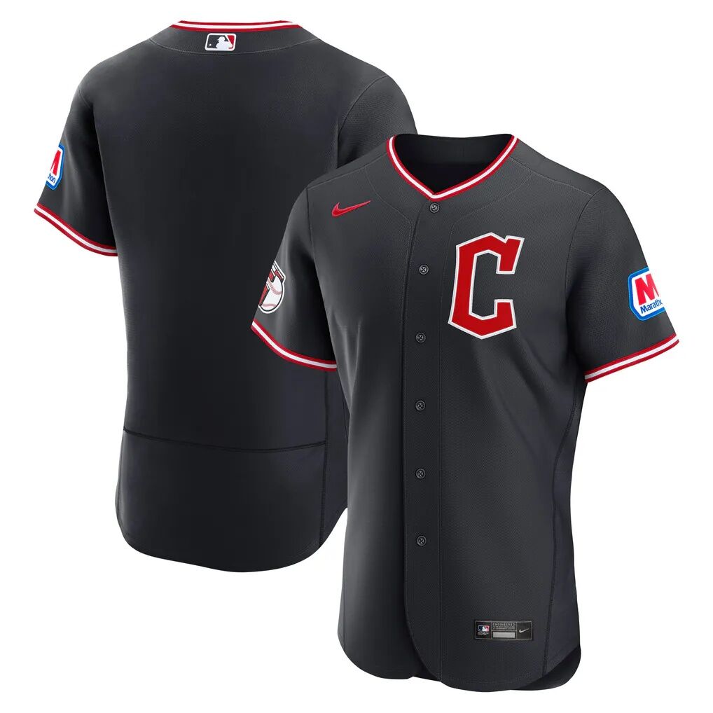 Cleveland Guardians Nike Alternate Sponsor Patch Authentic Jersey