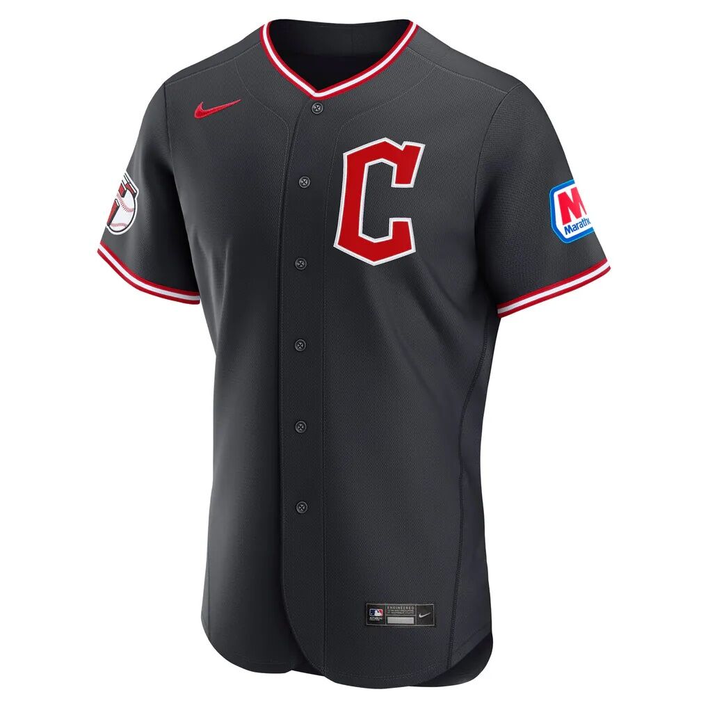 Cleveland Guardians Nike Alternate Sponsor Patch Authentic Jersey