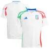 Italy National Team adidas Youth 2024 Away Replica Jersey - White - Front View