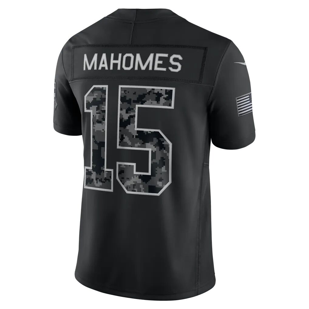 Patrick Mahomes Kansas City Chiefs Nike 2026 Salute to Service Stitched Limited Jersey