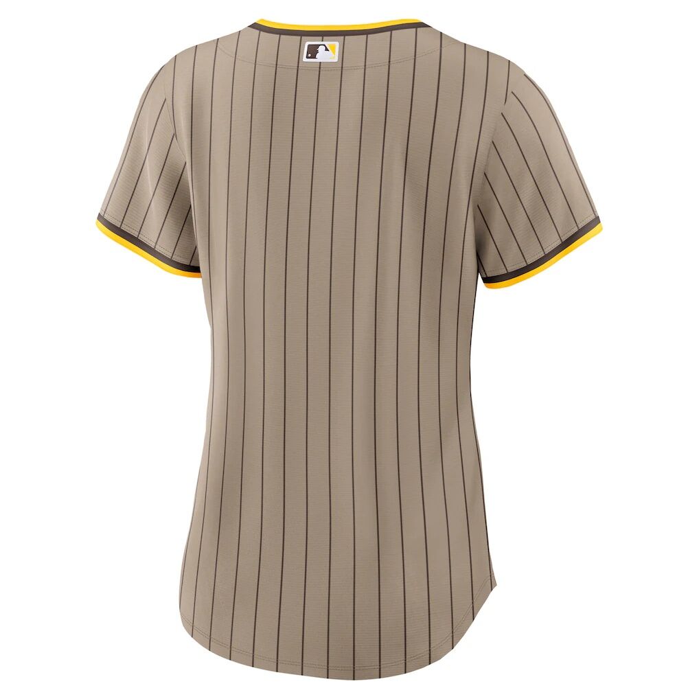 San Diego Padres Nike Women's Alternate Replica Jersey - Sand