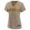 San Diego Padres Nike Women's Alternate Replica Jersey - Sand - Side View
