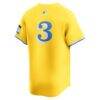 Ceddanne Rafaela Boston Red Sox Nike Alternate Limited Jersey - Gold - Detail View