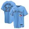 Vladimir Guerrero Jr. Toronto Blue Jays Nike Replica Jersey - Light Blue - Front View