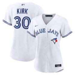 Alejandro Kirk Toronto Blue Jays Nike Women's Home Replica Jersey - White - Front View