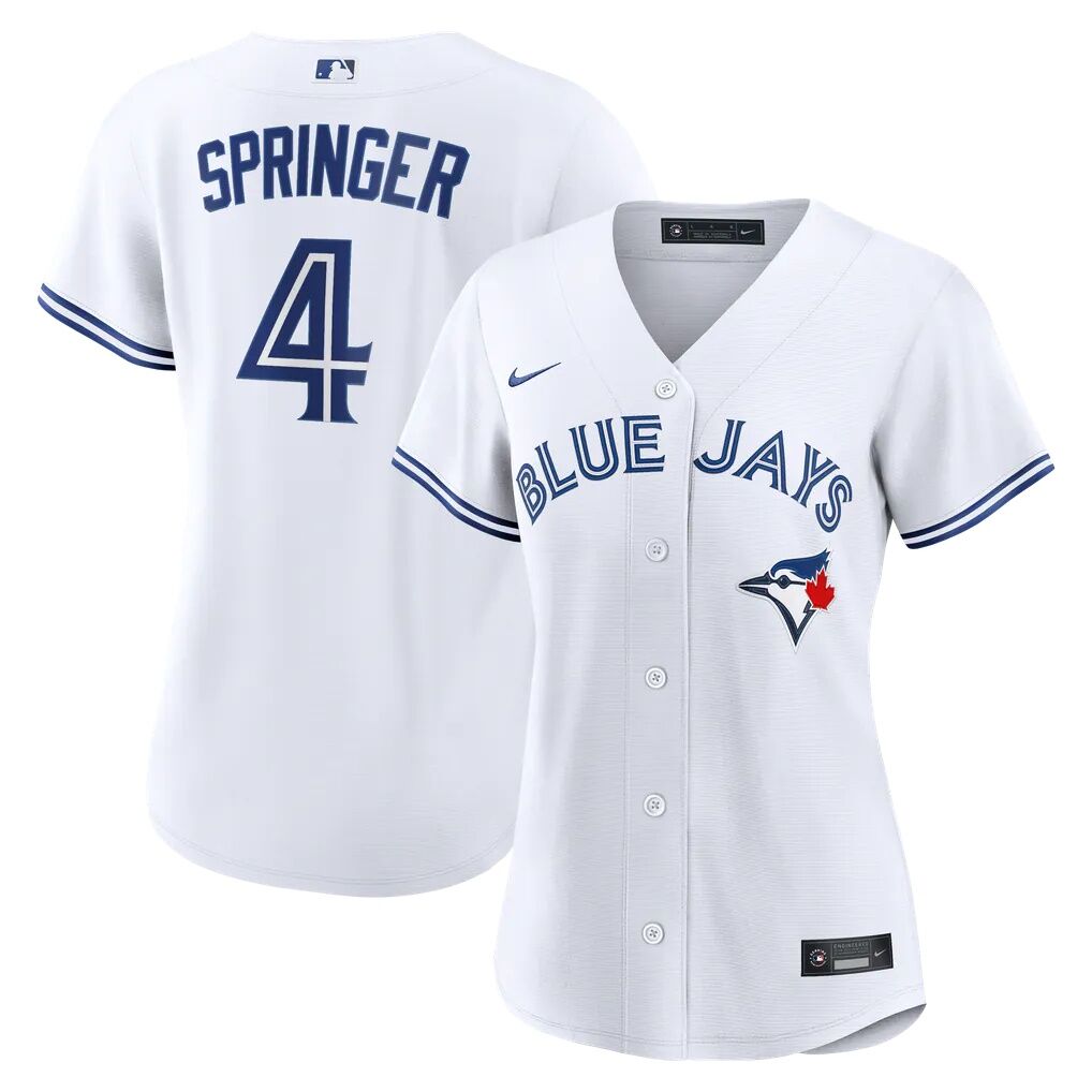George Springer Toronto Blue Jays Nike Women's Home Replica Jersey