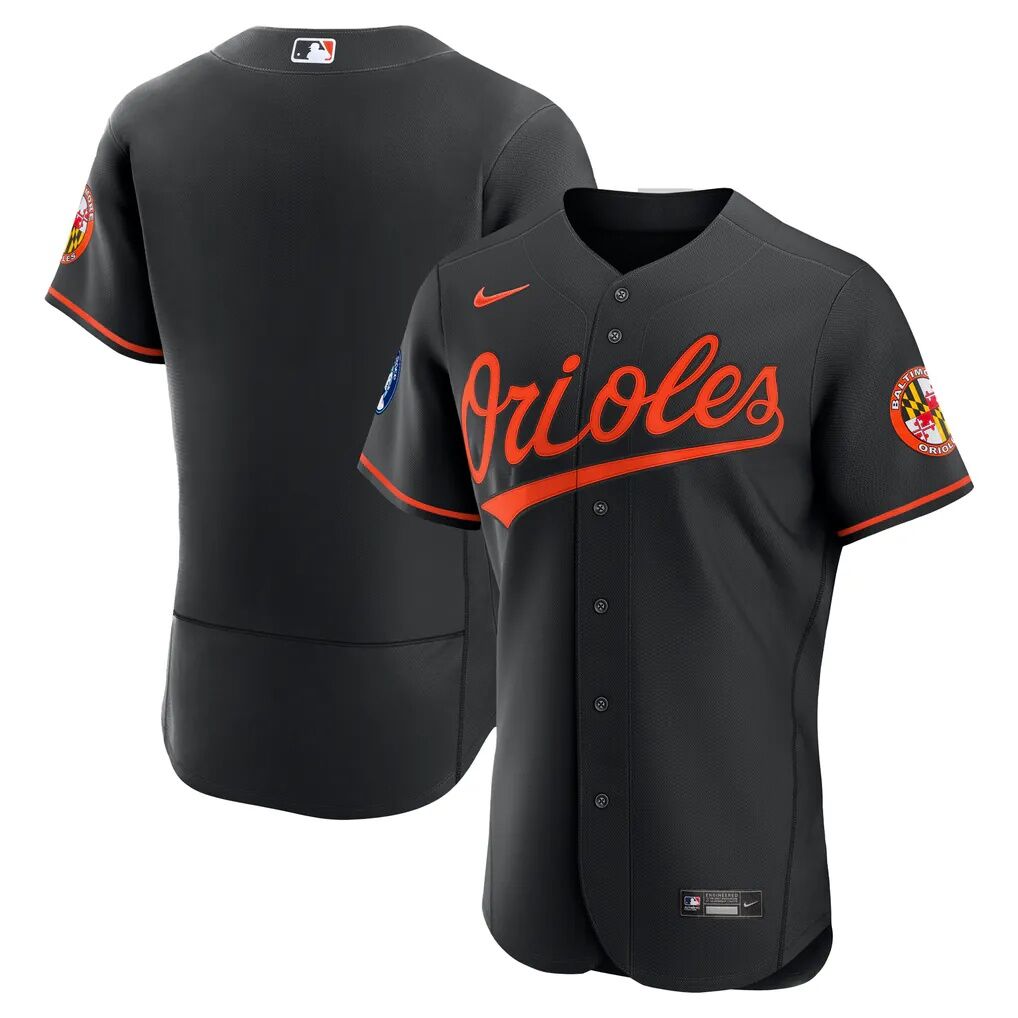 Baltimore Orioles Nike Alternate Sponsor Patch Authentic Jersey