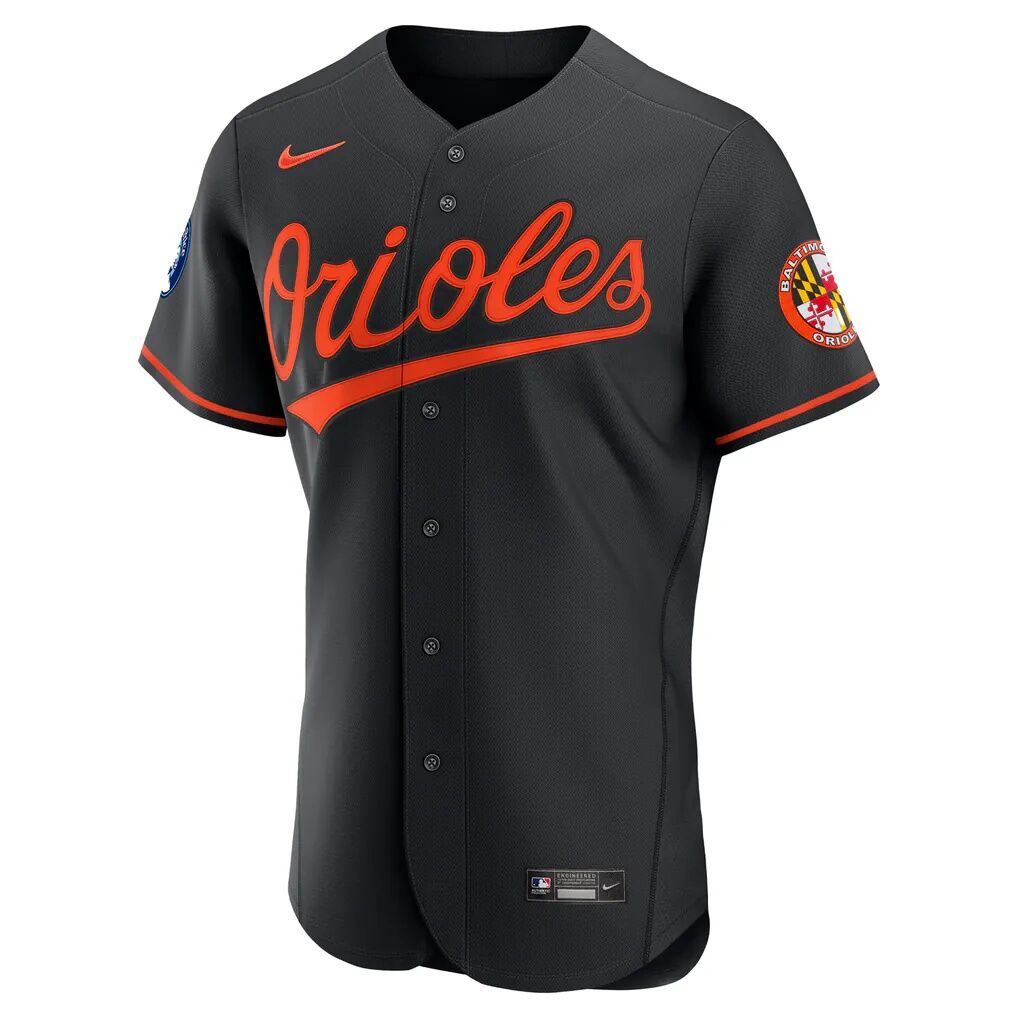 Baltimore Orioles Nike Alternate Sponsor Patch Authentic Jersey