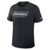 Washington Commanders Nike 2026 NFL Crucial Catch Tri-Blend Dri-FIT T-Shirt - Black - Side View