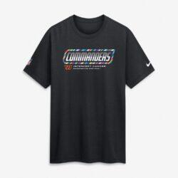 Washington Commanders Nike 2026 NFL Crucial Catch Tri-Blend Dri-FIT T-Shirt - Black - Front View