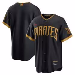 Pittsburgh Pirates Nike 2026 City Connect Stadium Jersey - Black - Front View