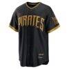 Pittsburgh Pirates Nike 2026 City Connect Stadium Jersey - Black - Side View