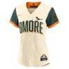 Baltimore Orioles Nike Women's 2026 City Connect Stadium Jersey - Cream - Side View