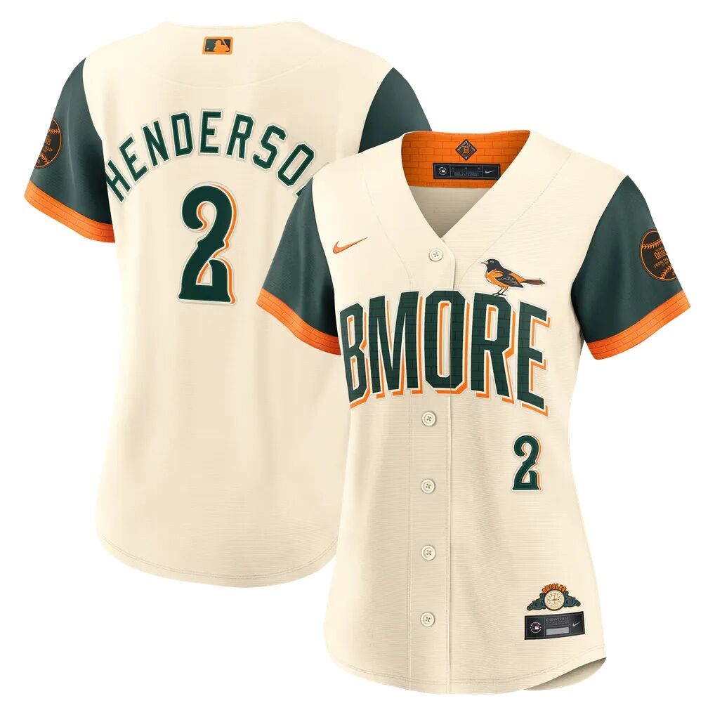 Gunnar Henderson Baltimore Orioles Nike Women's 2026 City Connect Stadium Jersey