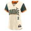 Gunnar Henderson Baltimore Orioles Nike Women's 2026 City Connect Stadium Jersey - Cream - Side View