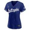 Los Angeles Dodgers Nike Women's Alternate Replica Jersey - - Side View
