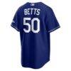 Mookie Betts Los Angeles Dodgers Nike Alternate Stadium Jersey - - Detail View