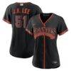 Jung Hoo Lee San Francisco Giants Nike Women's Alternate Replica Jersey - Black - Front View