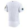 Milwaukee Brewers Nike Alternate Sponsor Patch Authentic Jersey - White - Detail View