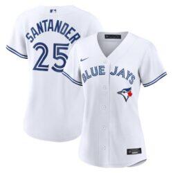 Anthony Santander Toronto Blue Jays Nike Women's Home Replica Jersey - White - Front View