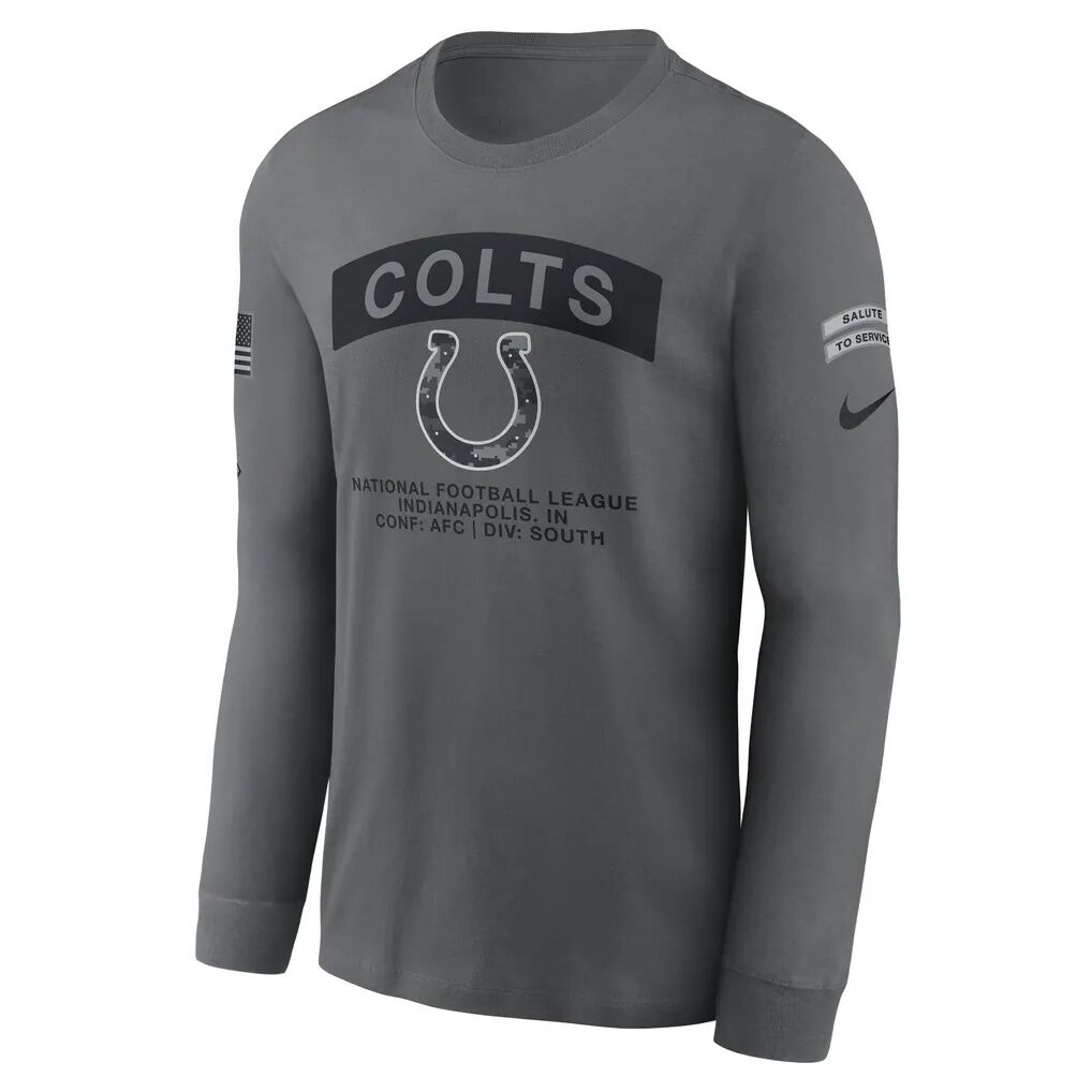 Indianapolis Colts Nike 2026 Salute to Service Long Sleeve T-Shirt