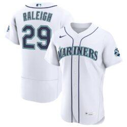 Cal Raleigh Seattle Mariners Nike Home 50th Season Authentic Jersey
