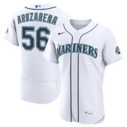 Randy Arozarena Seattle Mariners Nike Home 50th Season Authentic Jersey - White - Front View